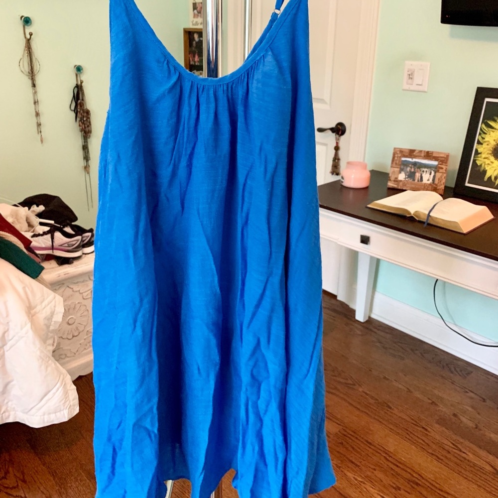Blue dress!